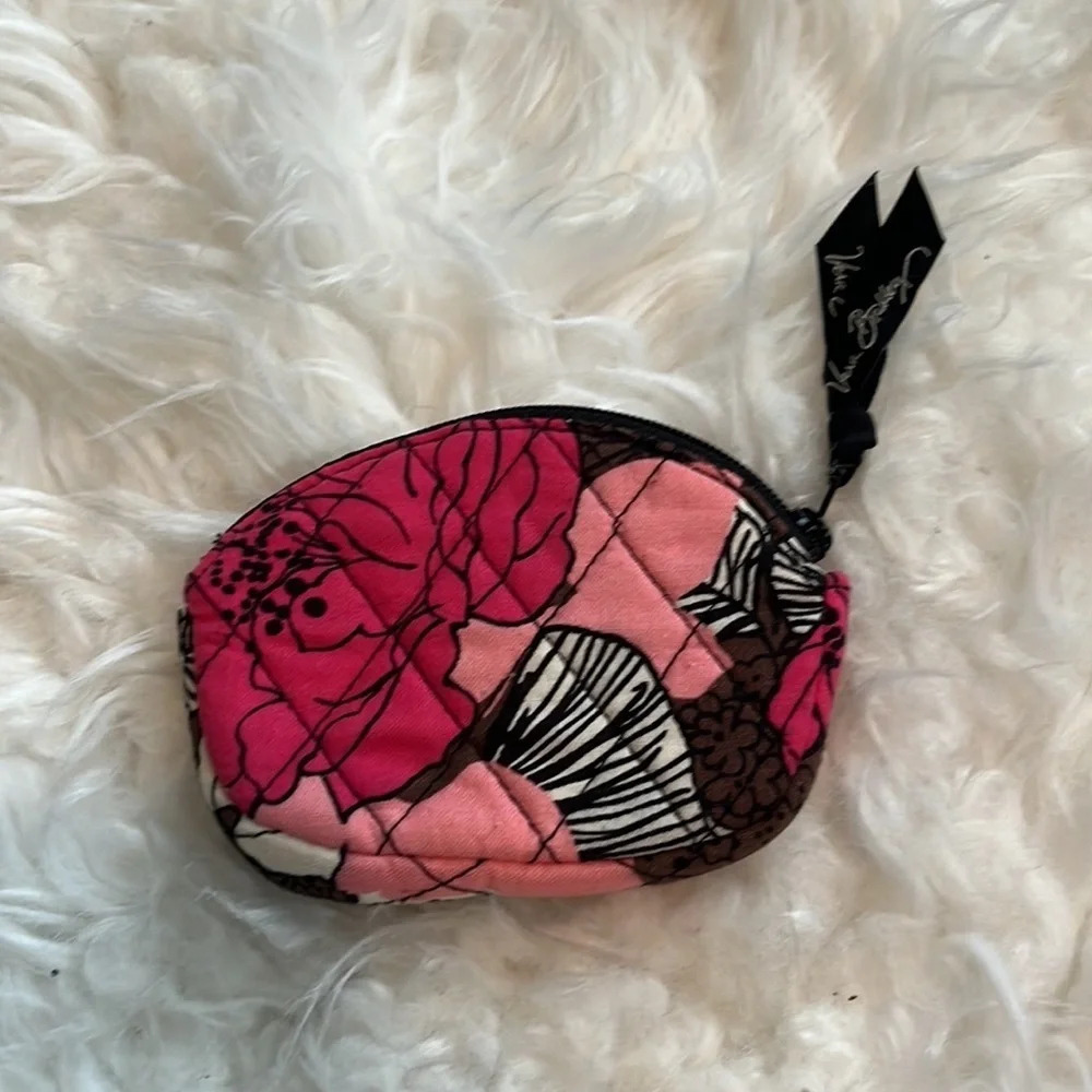 Vera Bradley Mocha Rouge Pattern Change Purse - Picture 7 of 8